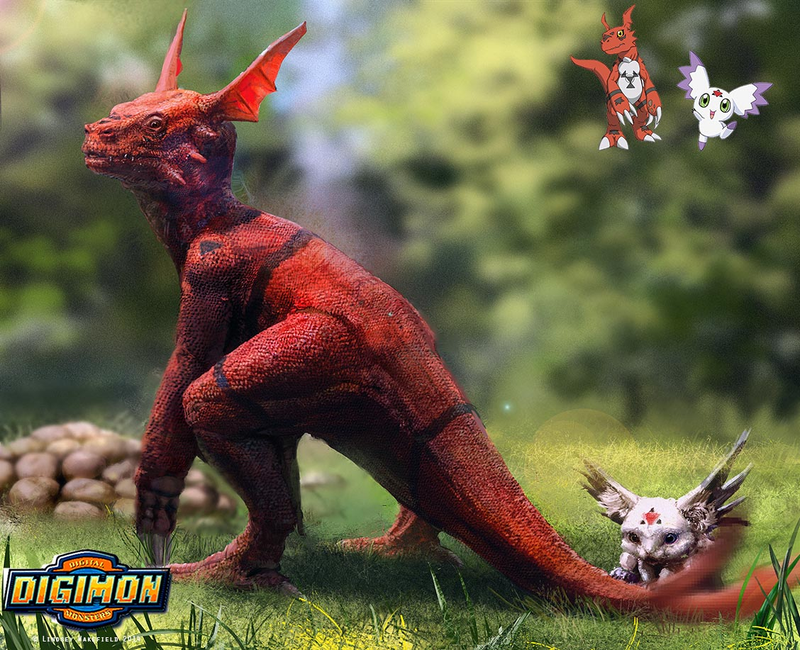 Illustration for article titled Realistic Digimon are Mildly Disturbing